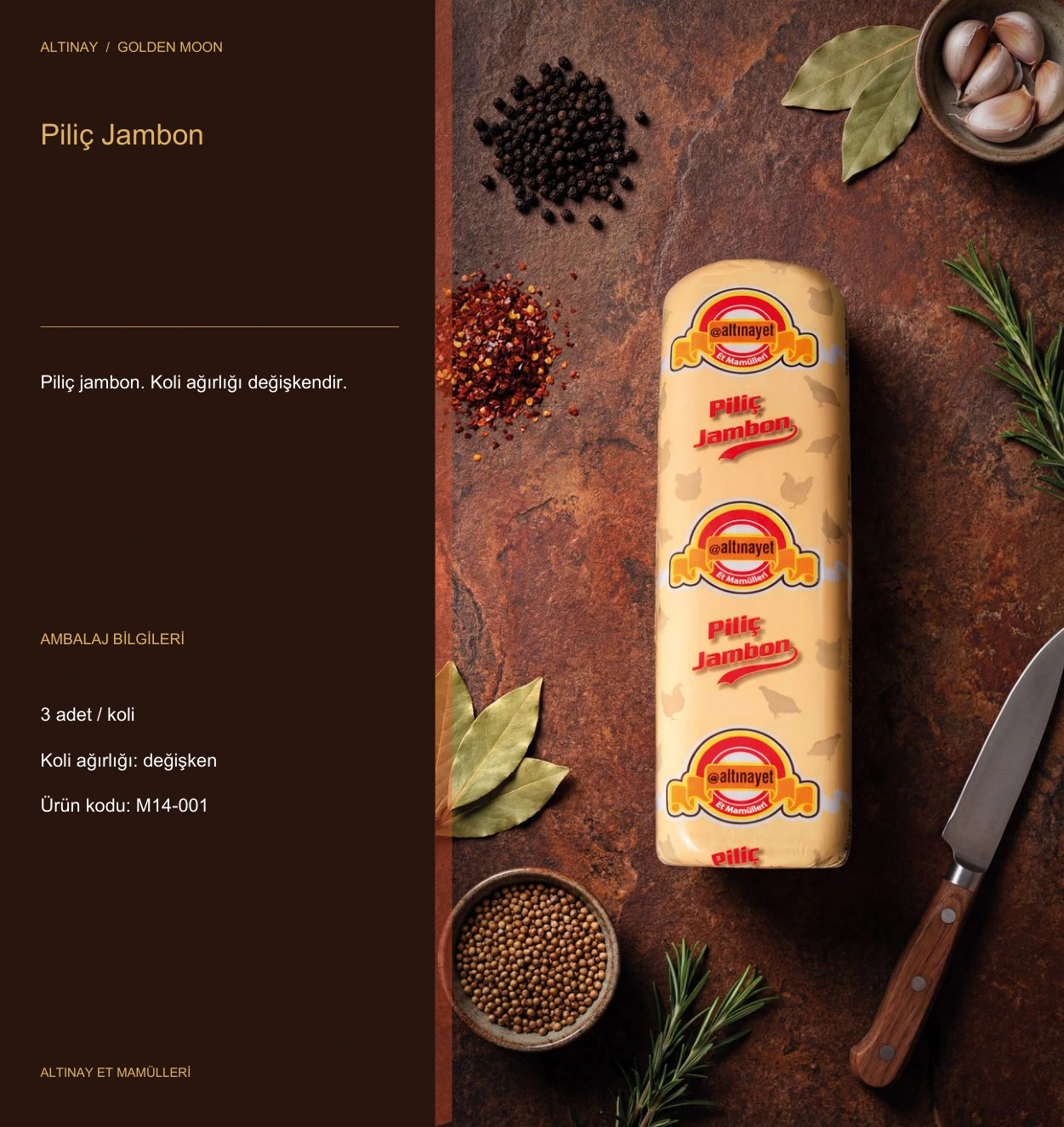Piliç Jambon — Golden Moon ürün görseli